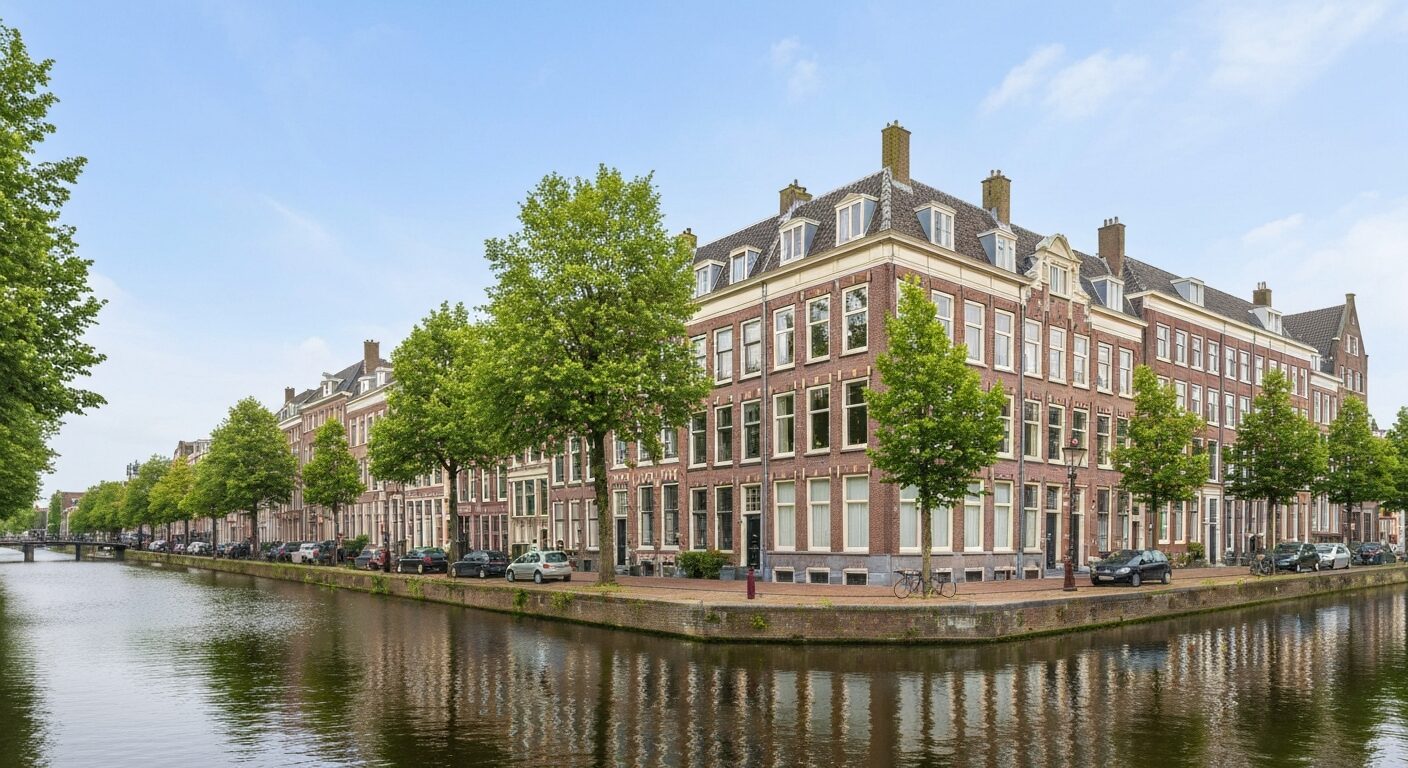 Grachtenpanden in het werkgebied van PandFix rond Den Haag en Delft